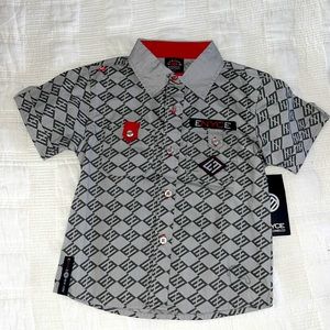 Enyce- Gray button up top